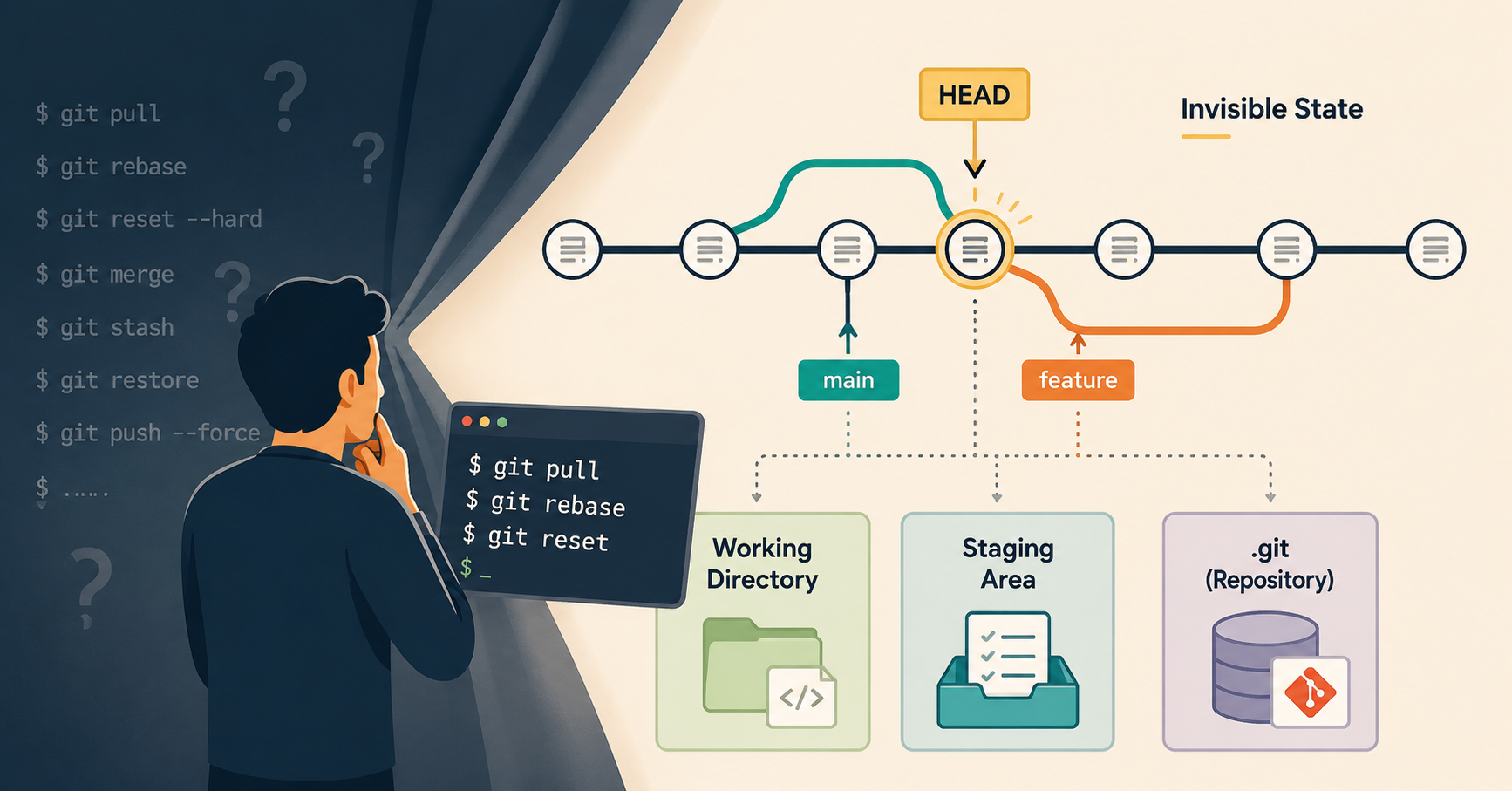 Git Is Not Hard. We Have Been Teaching It Backwards for 20 Years.