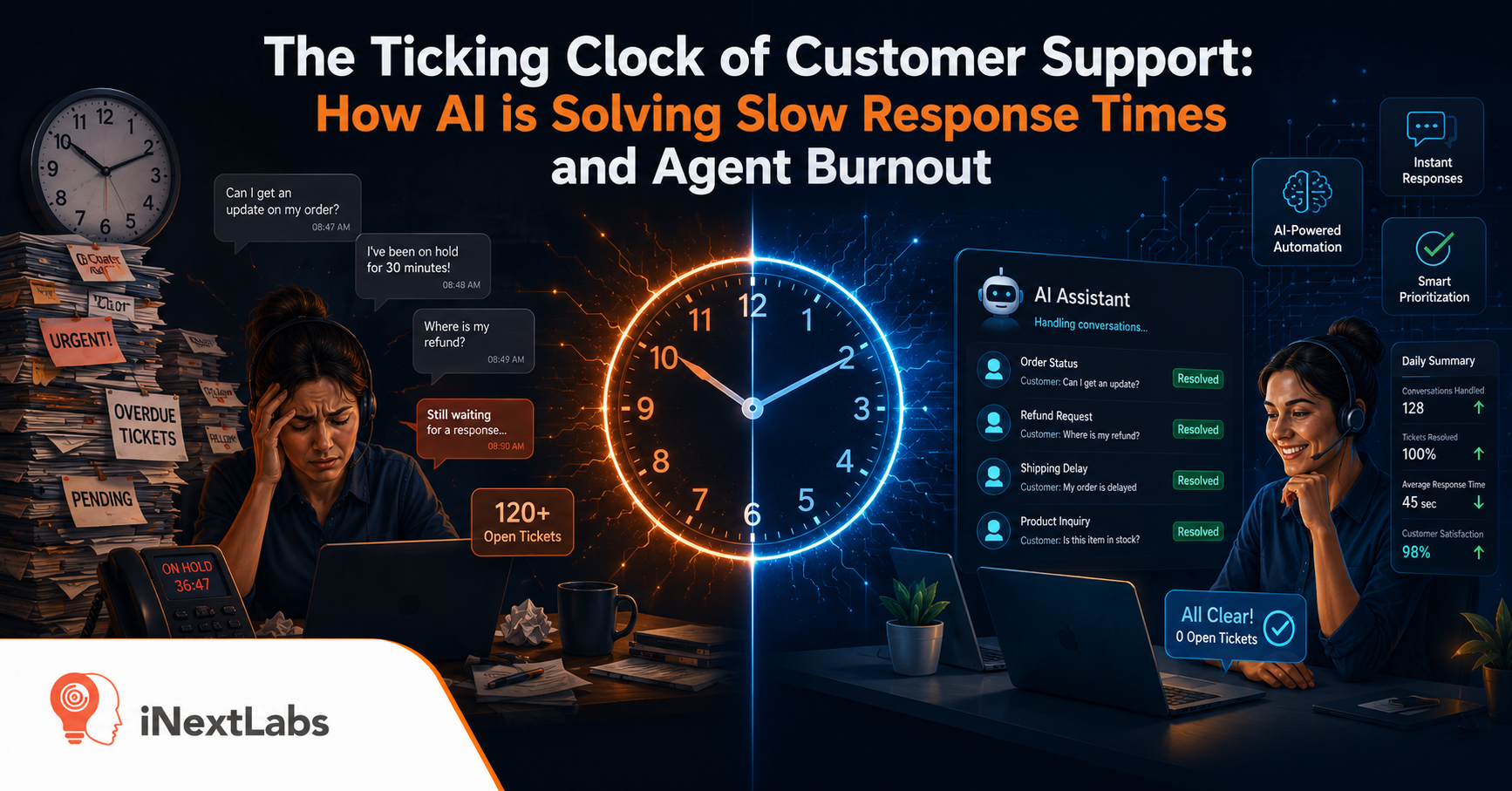 The Ticking Clock of Customer Support in 2026: How AI is Solving Slow Response Times, High AHT, and…