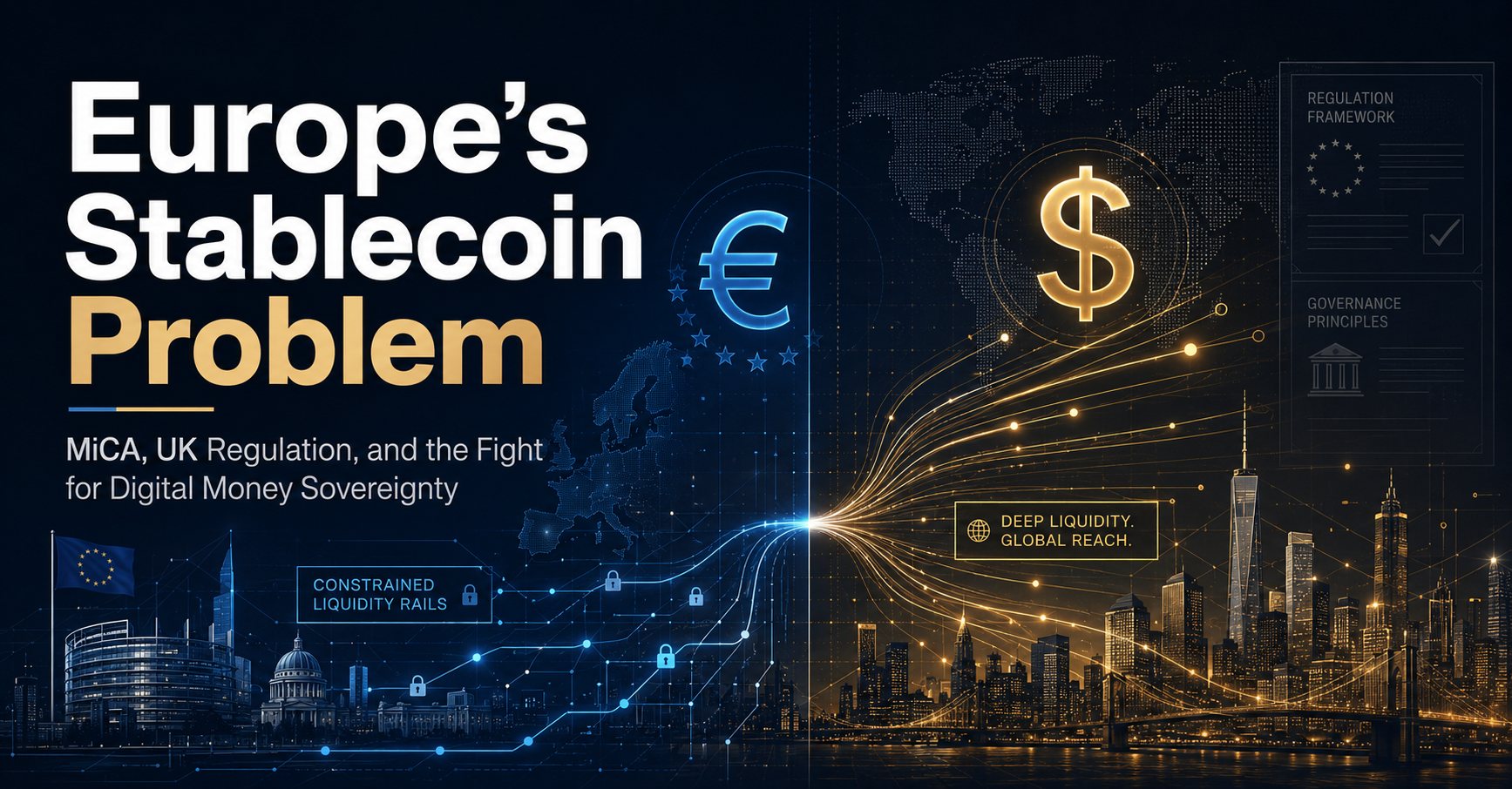 Europe’s Stablecoin Problem: Why MiCA, the UK, and Euro Liquidity May Decide the Future of Digital…