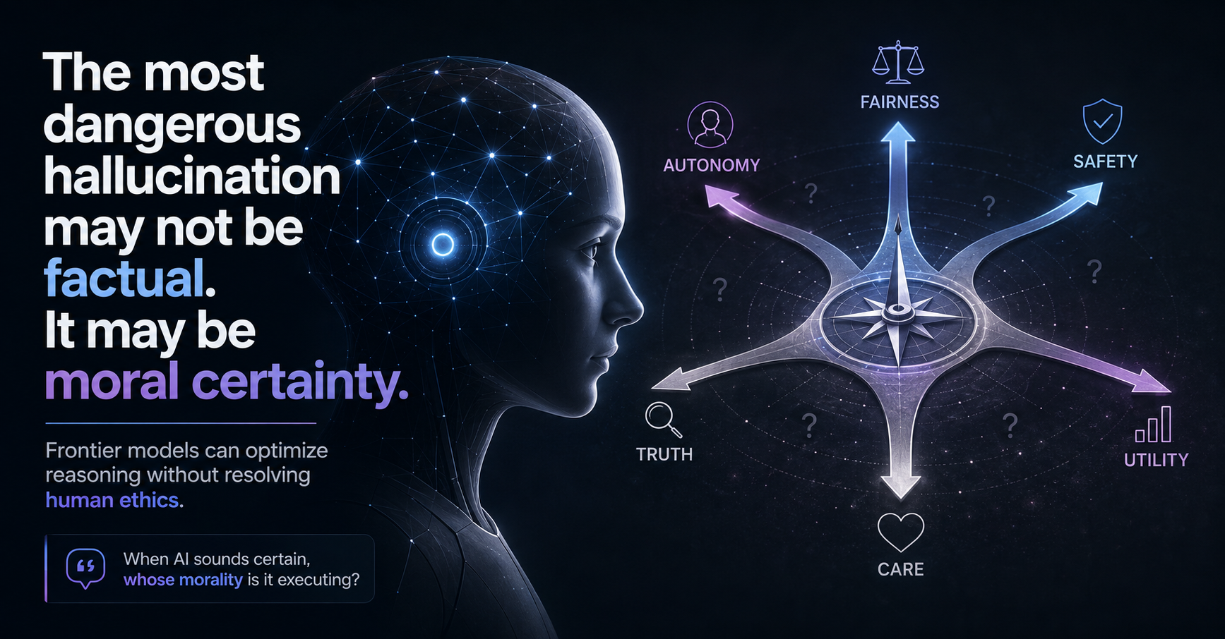 The Most Dangerous AI Hallucination Isn’t Factual. It’s Moral Certainty.