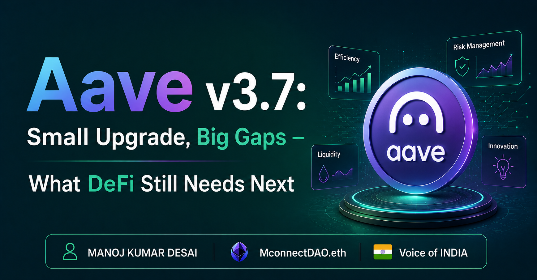 Aave v3.7: Small Upgrade, Big GapsWhat DeFi Still Needs Next