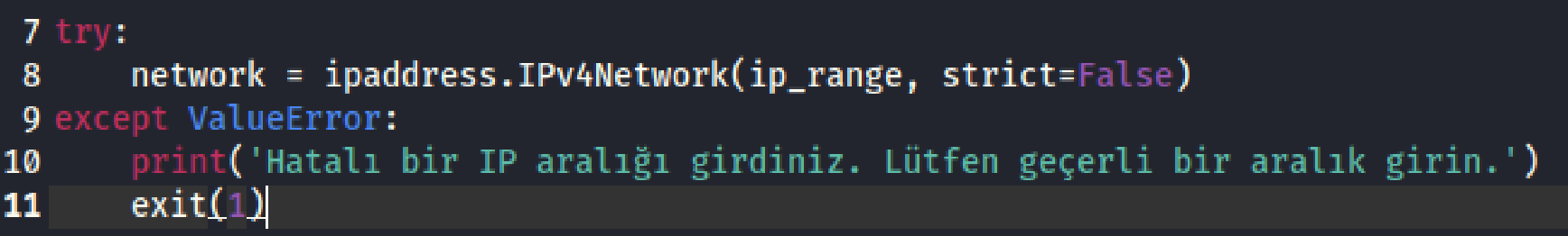 Python ile Port Tarama Uygulaması