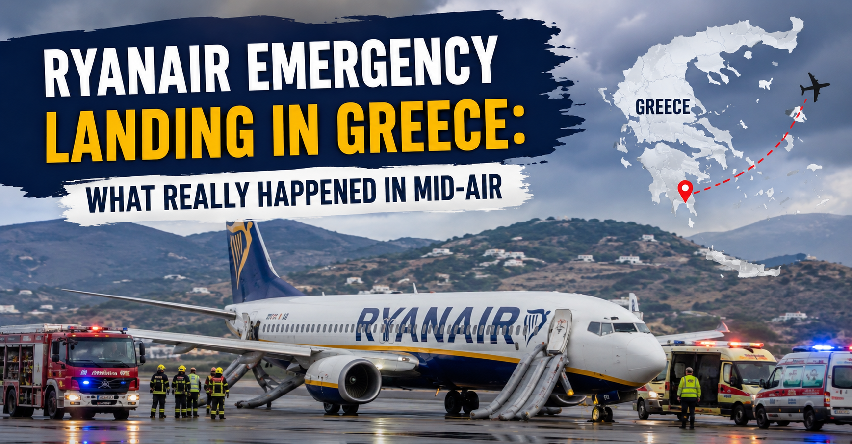 Ryanair Emergency Landing in Greece: What Really Happened Mid-Air Ryanair Emergency Landing in Greece: What Really Happened Mid-Air