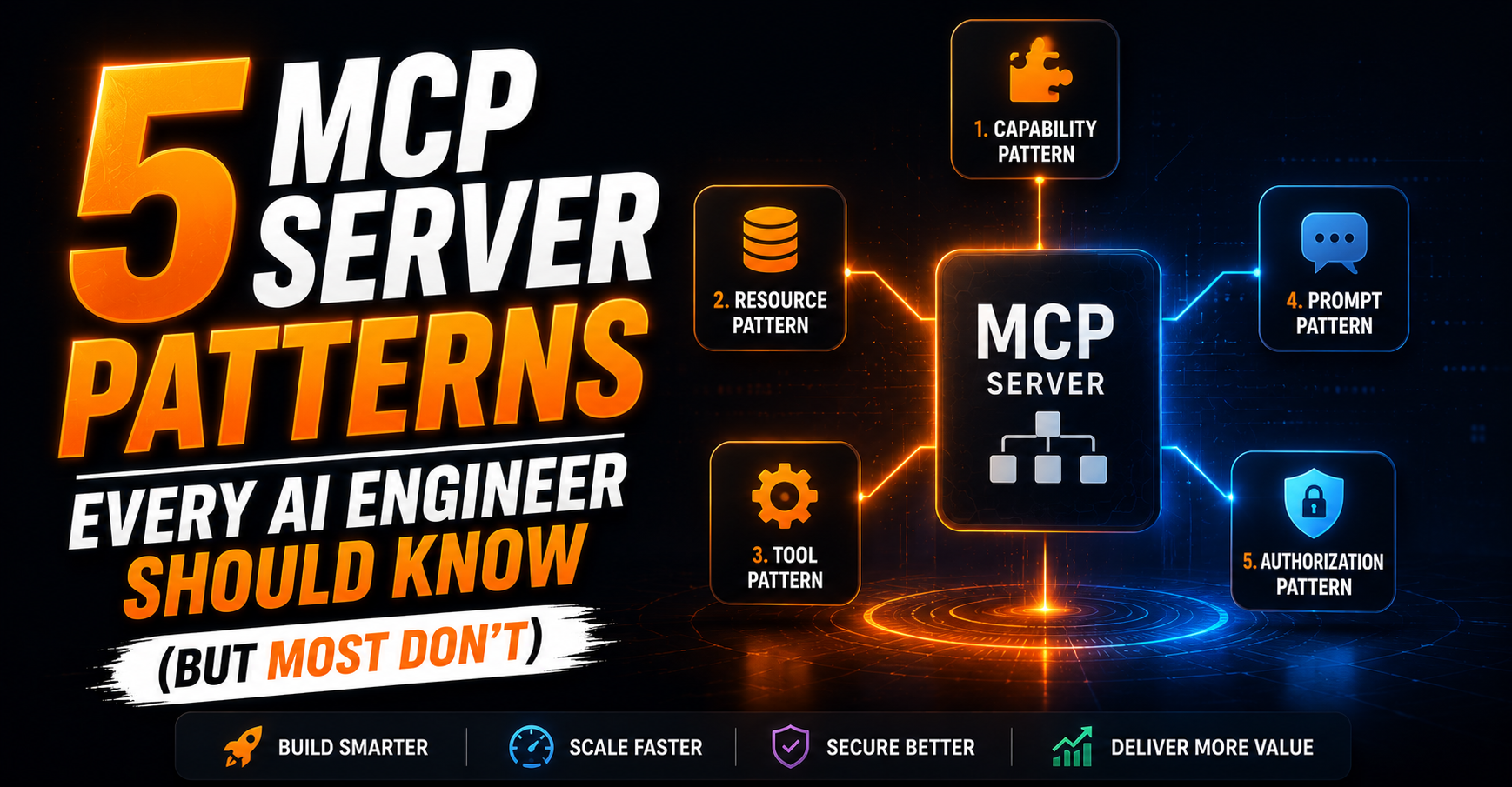 5 MCP Server Patterns Every AI Engineer Should Know (But Most Don’t)