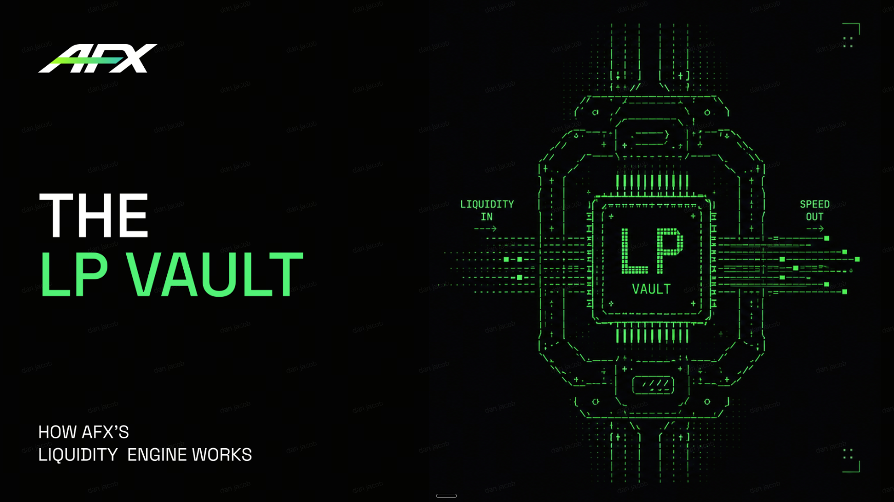 The LP Vault: How AFX’s Liquidity Engine Works