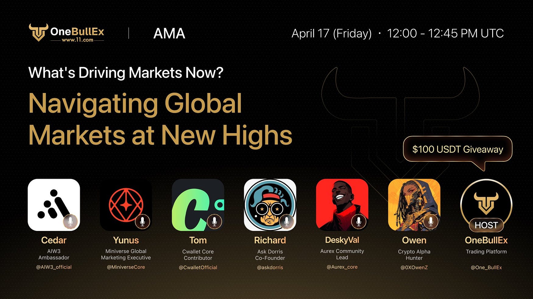 OneBullEx X Space Recap: What’s Driving Markets at New Highs in April 2026?