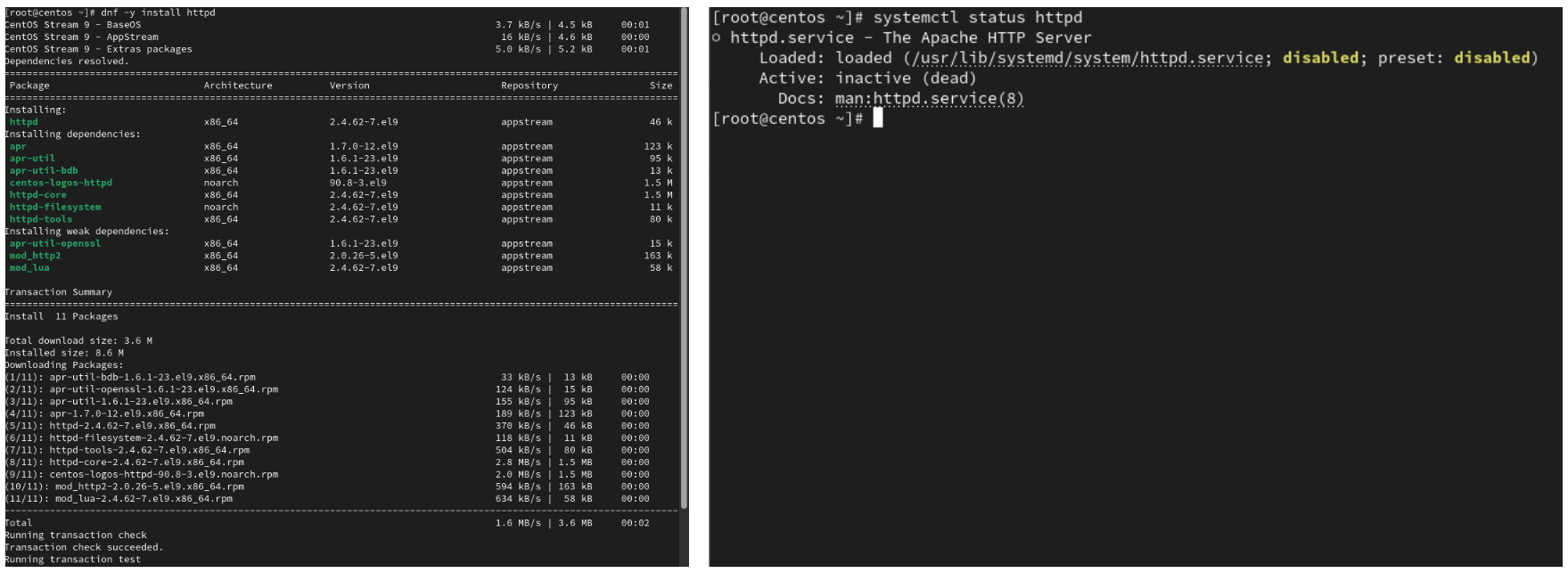 Linux Administration: Service Management and Firewall Configuration