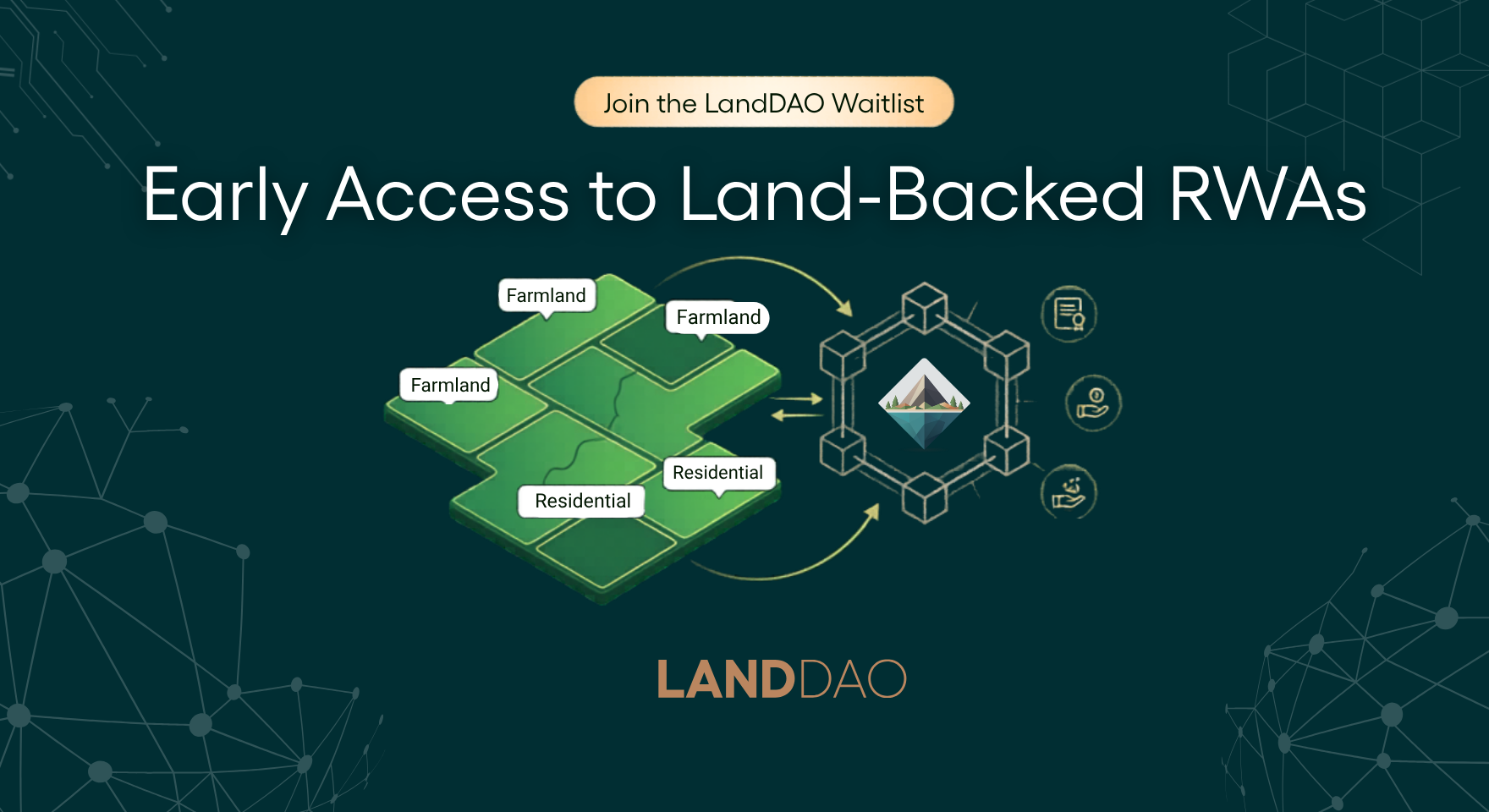 Join the LandDAO Waitlist for Early Access to Land-Backed RWAs