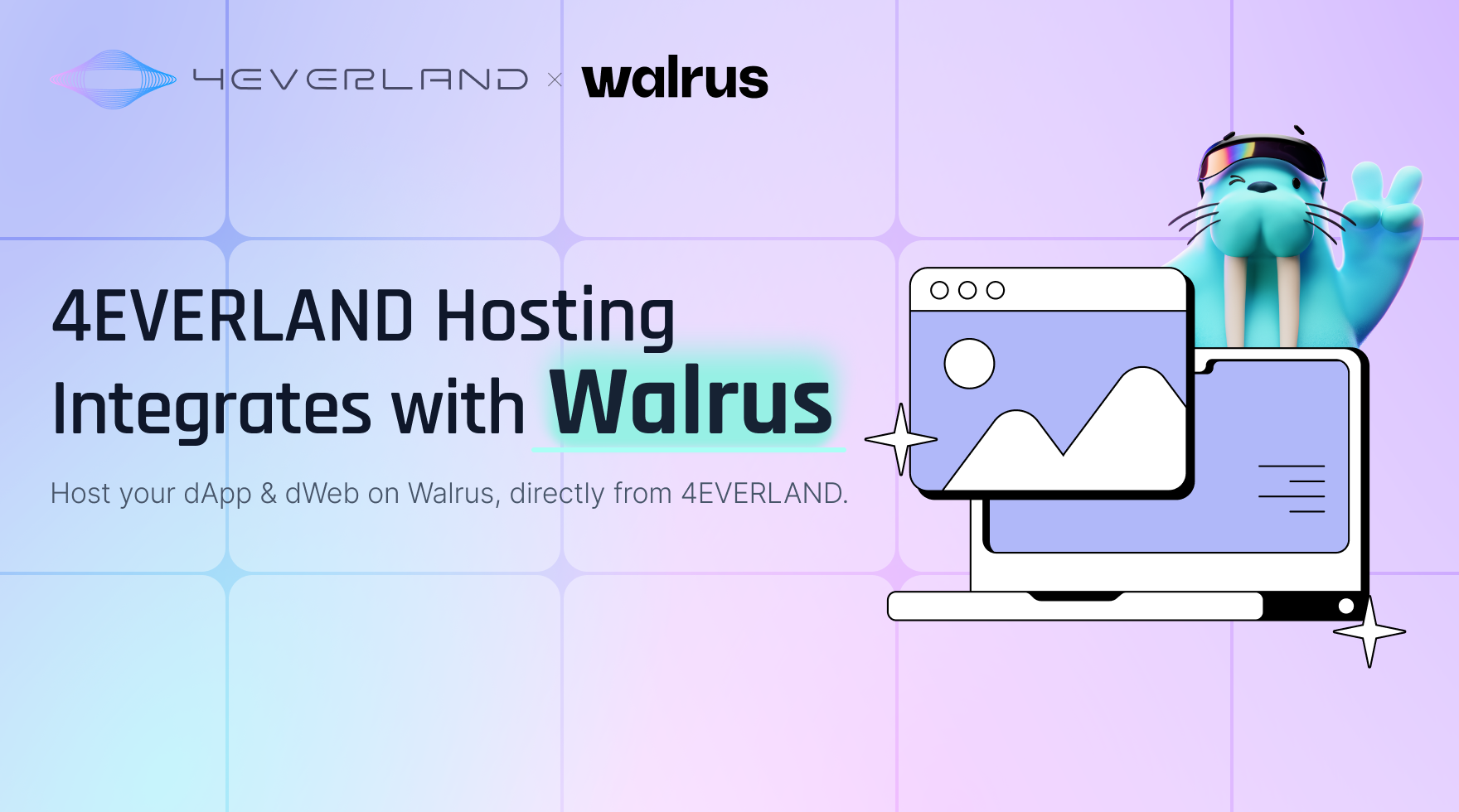 4EVERLAND Hosting Integrates Walrus for One‑Click Decentralized dApp & dWeb Deployments