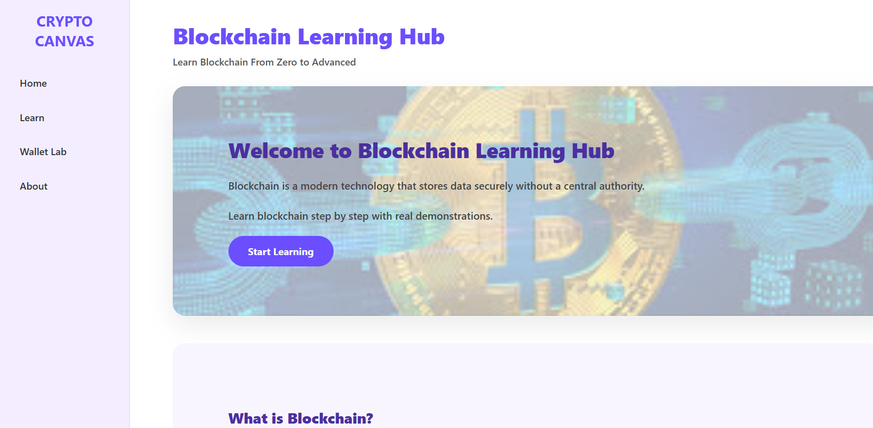 From Feeling Completely Lost in Blockchain to Building My First Interactive Learning Platform.