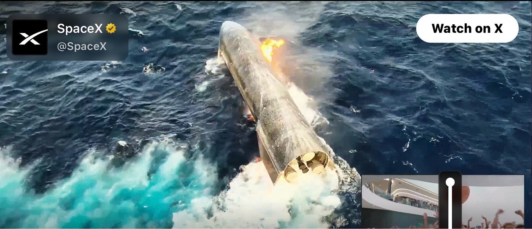 Starship 13 Floating after landing!