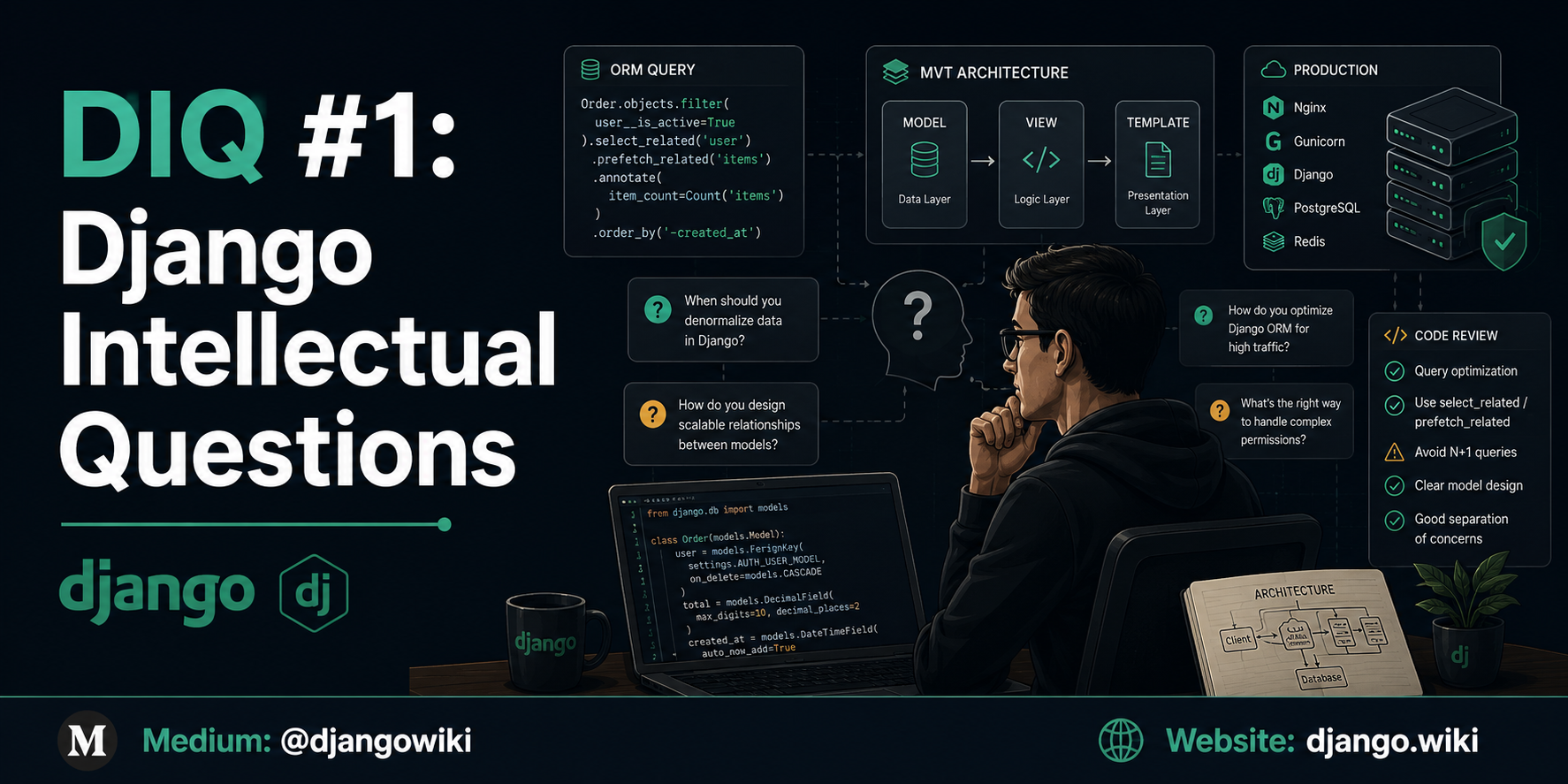 DIQ #1: 10 Django Intellectual Questions That Test Real Understanding