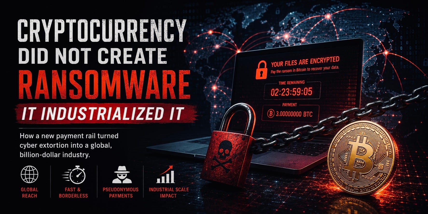 Cryptocurrency Did Not Create Ransomware, It Industrialized It