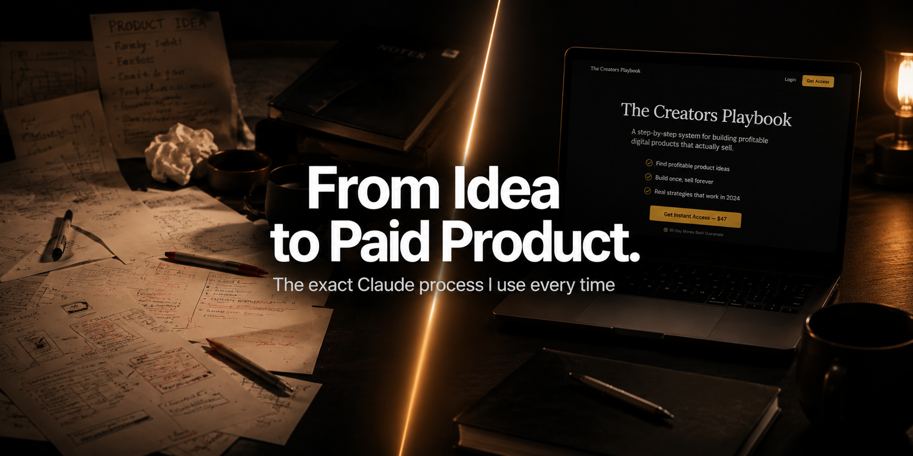 The Exact Way I Use Claude to Build Digital Products Faster Than I Ever Could Alone.