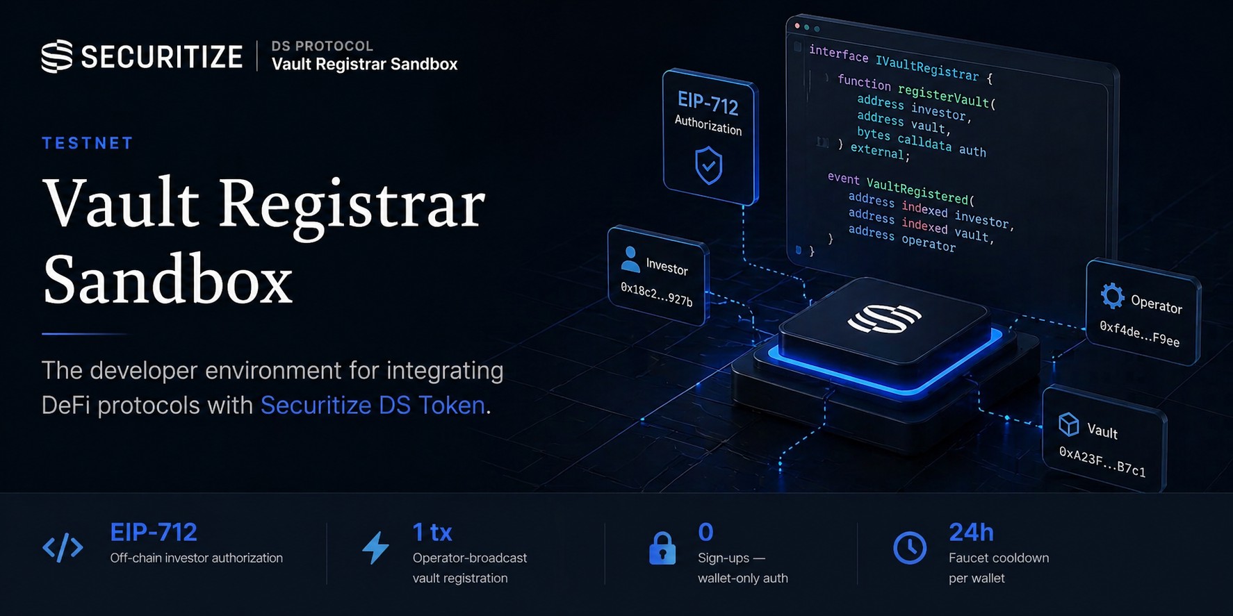 Building for DeFi Integration: The Vault Registrar Sandbox
