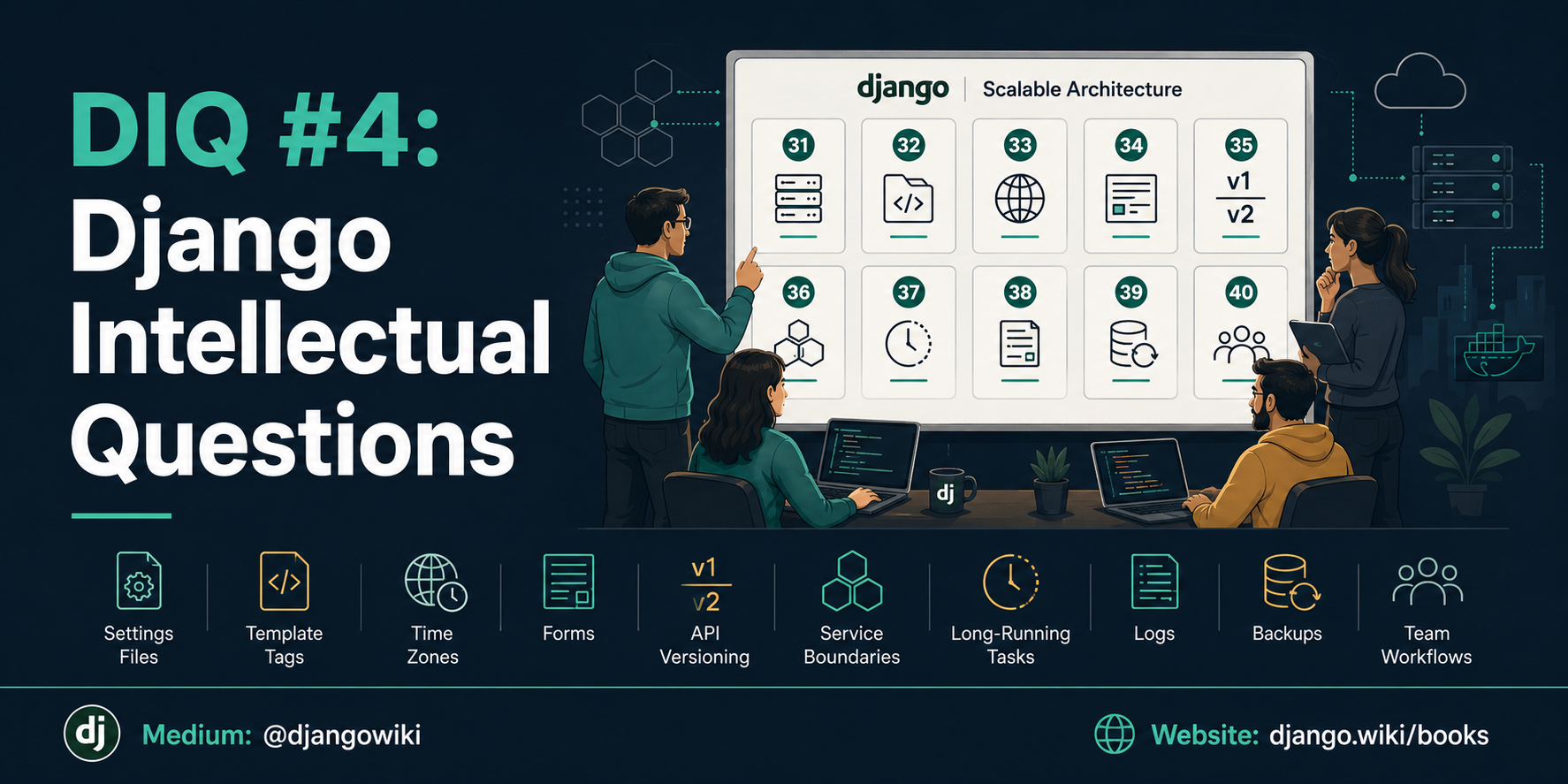 DIQ #4: 10 Django Intellectual Questions About Scaling Code and Teams