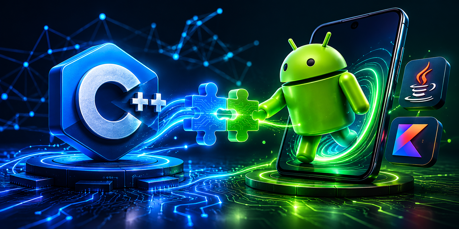 Integrate C/C++ with Android Java/Kotlin