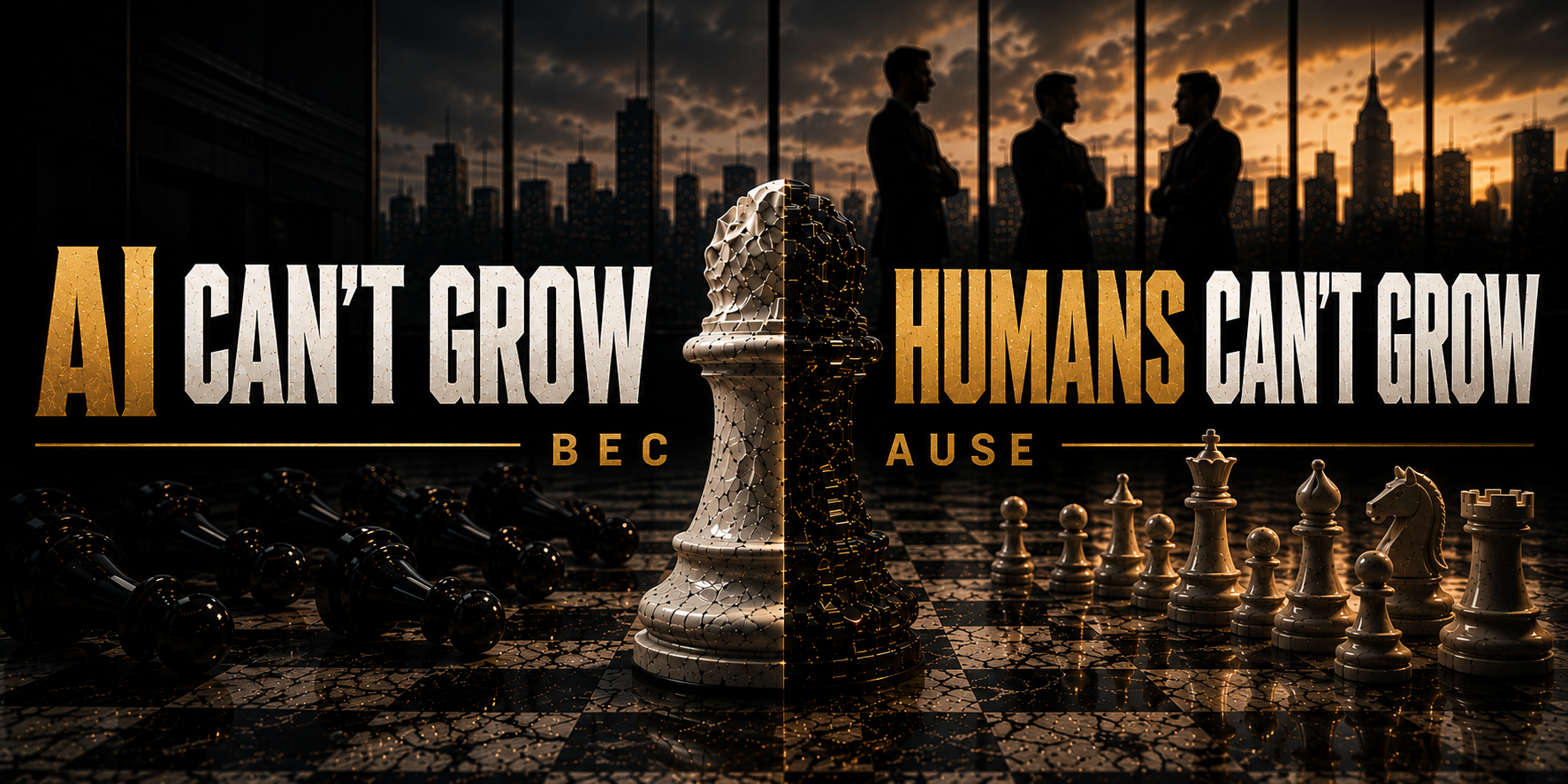 AI can’t grow because Humans can’t grow