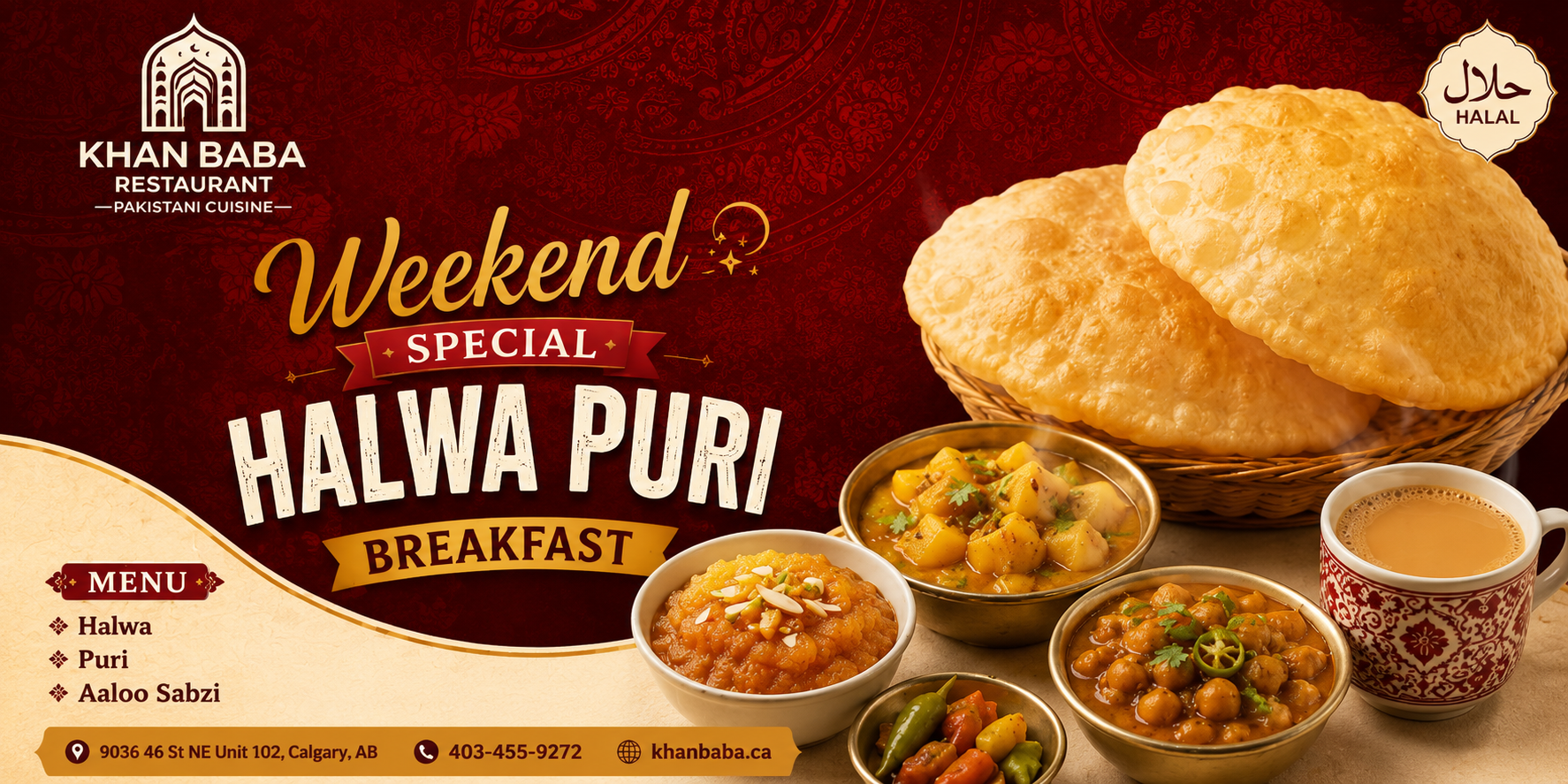 Best Halwa Puri in Calgary | Authentic Pakistani Weekend Breakfast