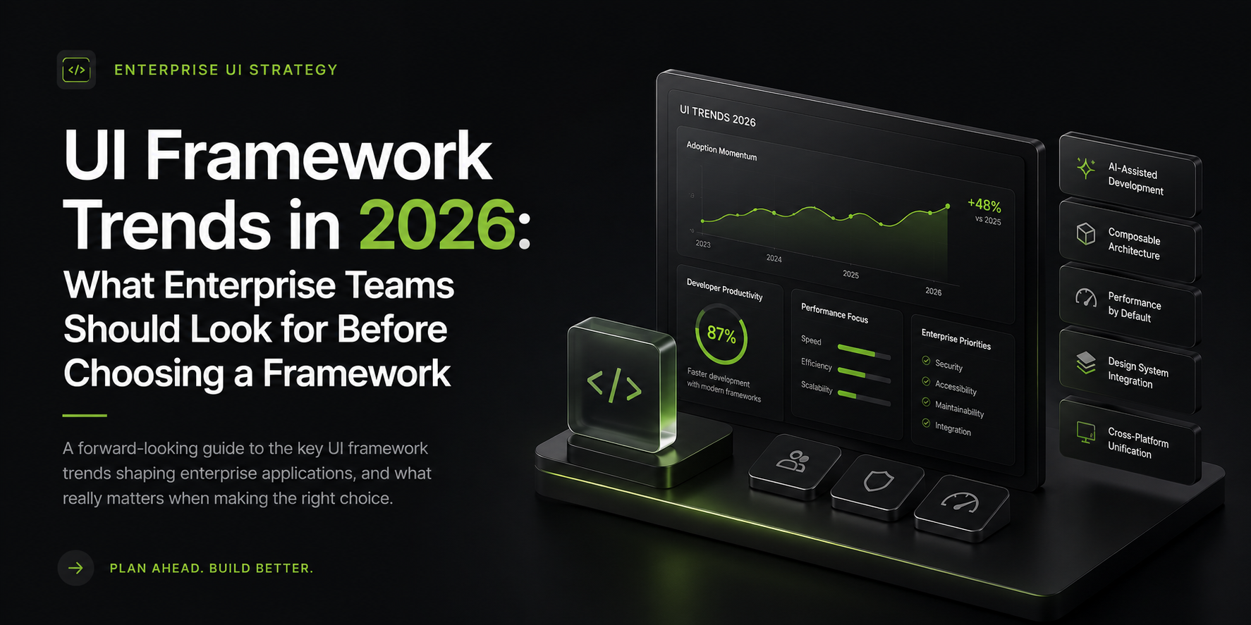 UI Framework Trends in 2026: What Enterprise Teams Should Look for Before Choosing a Framework