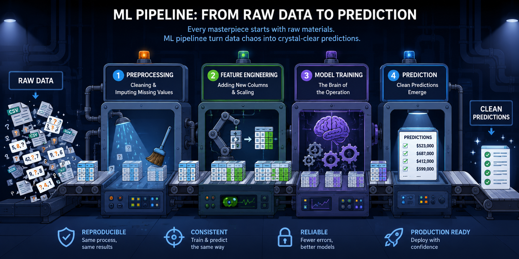 Transform your data science workflow from chaotic notebooks to production-ready systems.