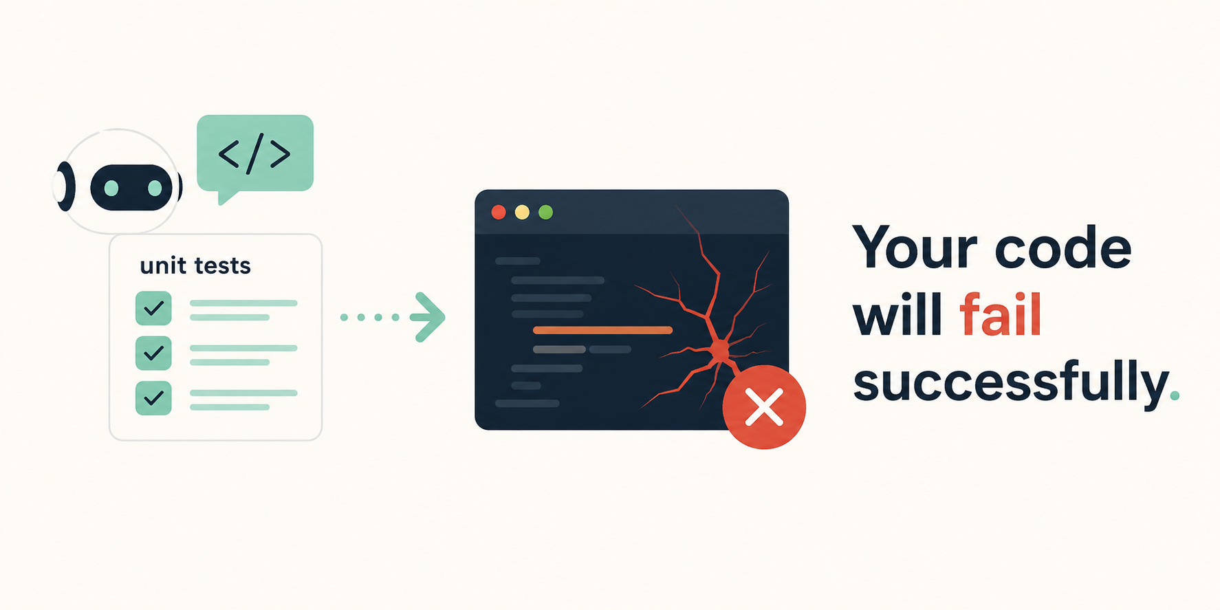 Your Code Will Fail Successfully: The Hidden Trap of Asking AI for Unit Tests