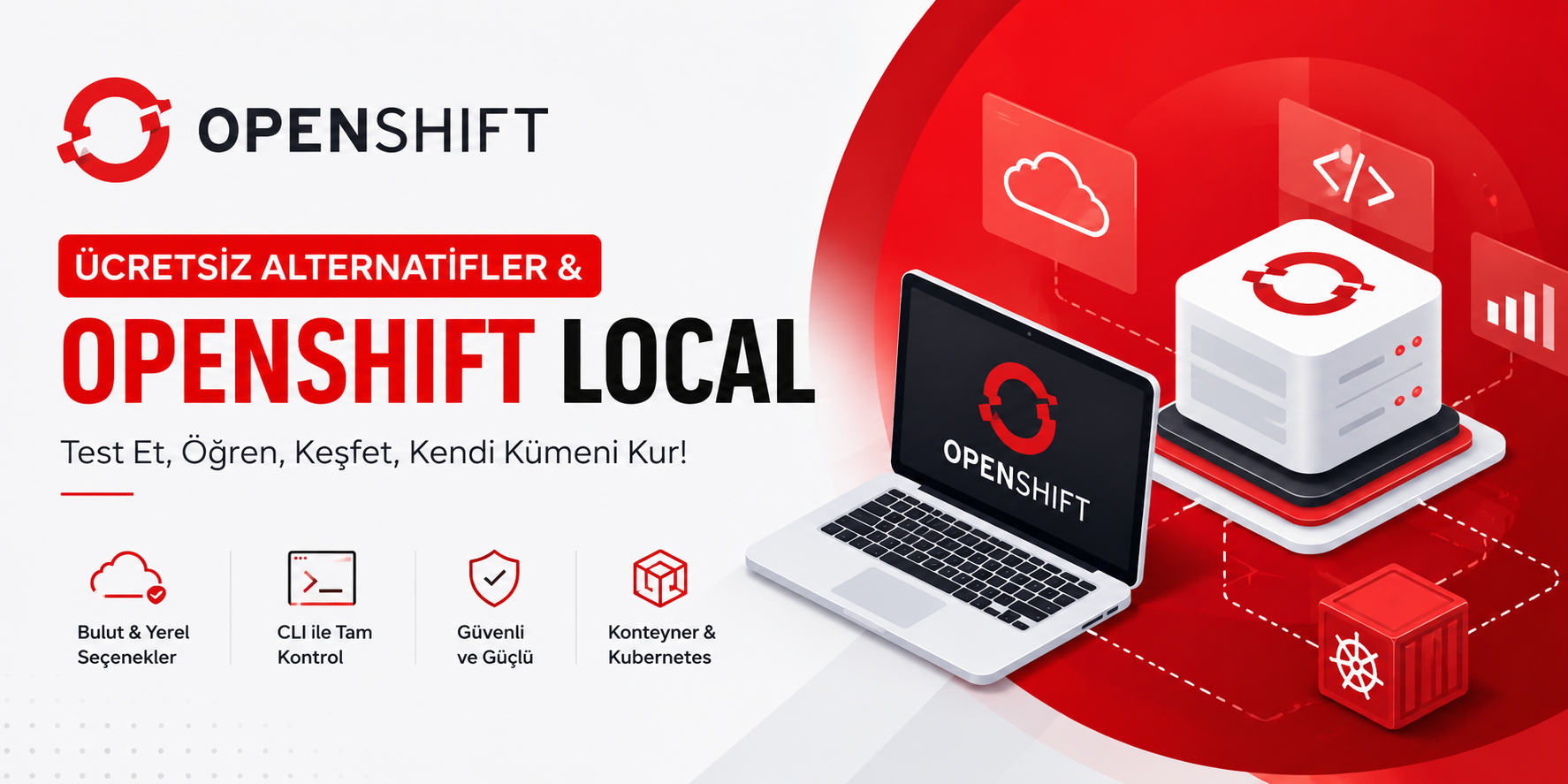 Red Hat OCP Serisi — 2: Ücretsiz Uygulama Alternatifleri ve OpenShift Local (CRC) Kurulumu