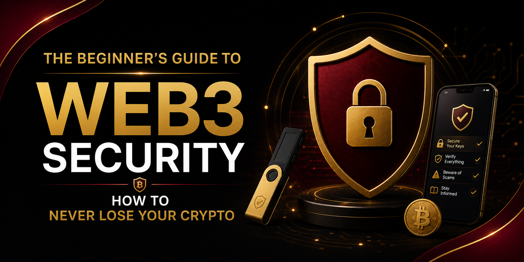 The Beginner’s Guide to Web3
Security: How to Never Lose Your
Crypto