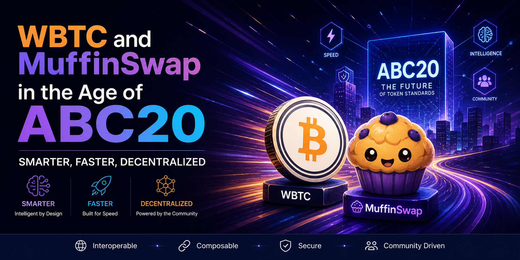 WBTC and MuffinSwap in the Age of ABC20: Smarter, Faster, Decentralized