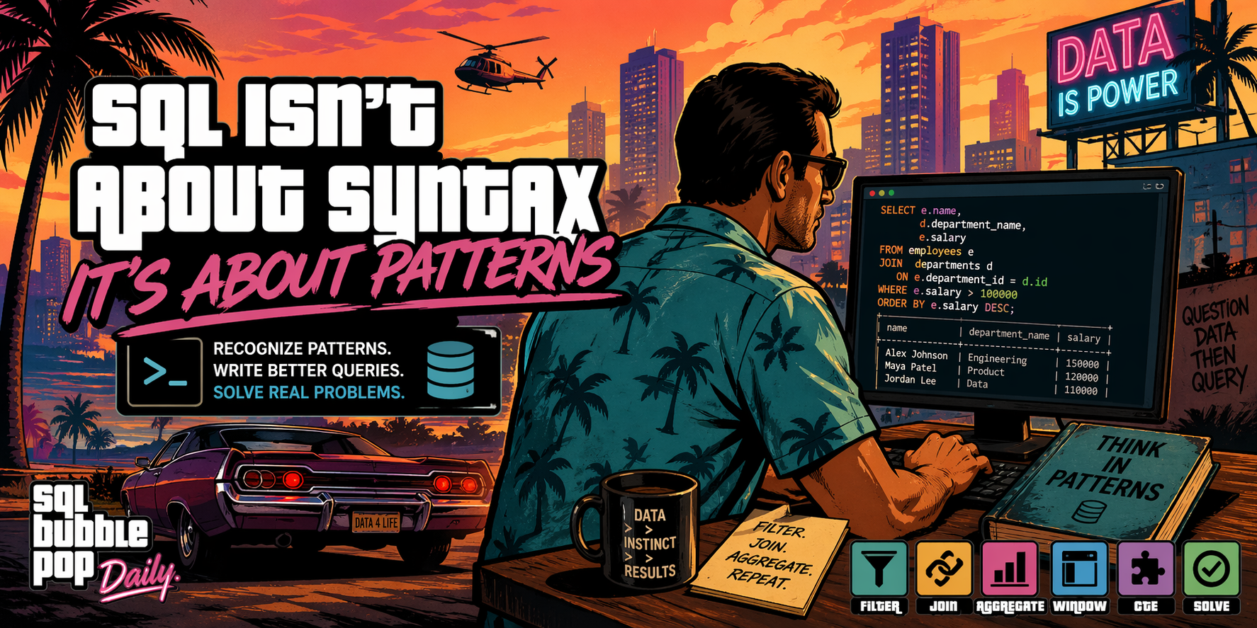 SQL Isn’t About Syntax — It’s About Patterns
