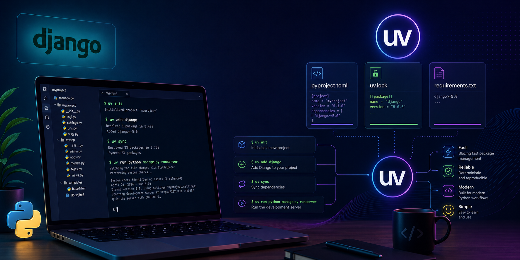 Django Project Configuration with uv