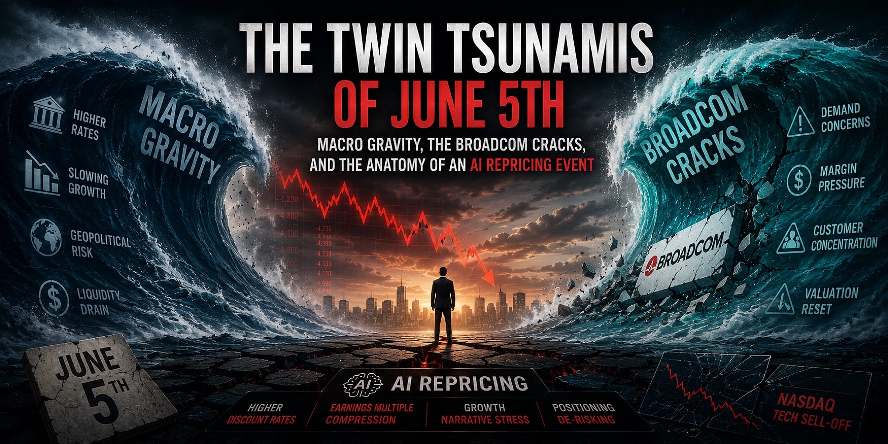 The Twin Tsunamis of June 5th: Macro Gravity, the Broadcom Cracks, and the Anatomy of an AI…