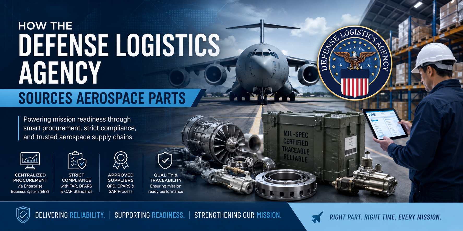 How the Defense Logistics Agency Sources Aerospace Parts