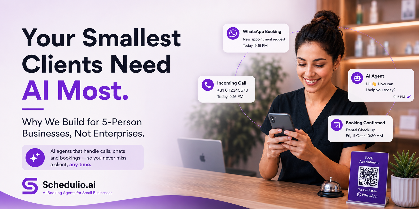 Your Smallest Clients Need AI Most: Why We Build for 5-Person Businesses, Not Enterprises