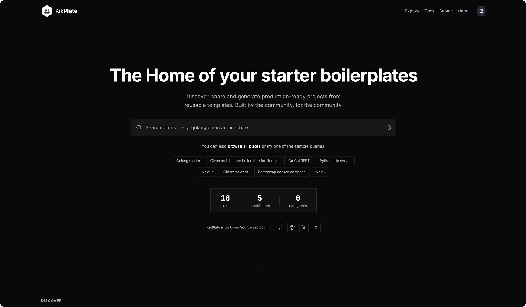 Introducing kik generate: schema driven plates on Kikplate