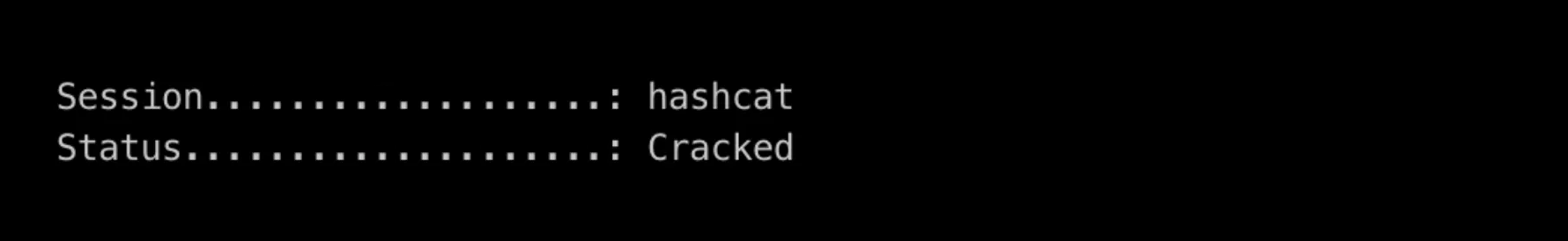 Status: Cracked.