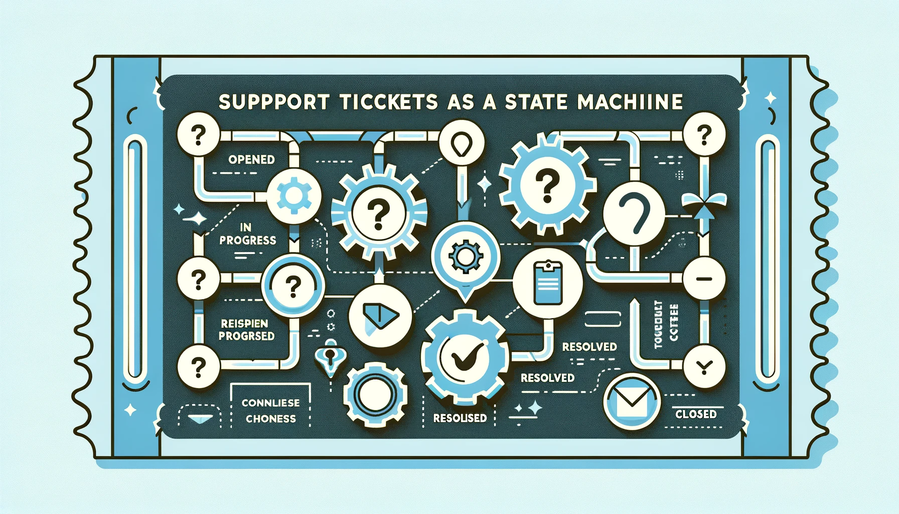 Support Tickets as State Machines