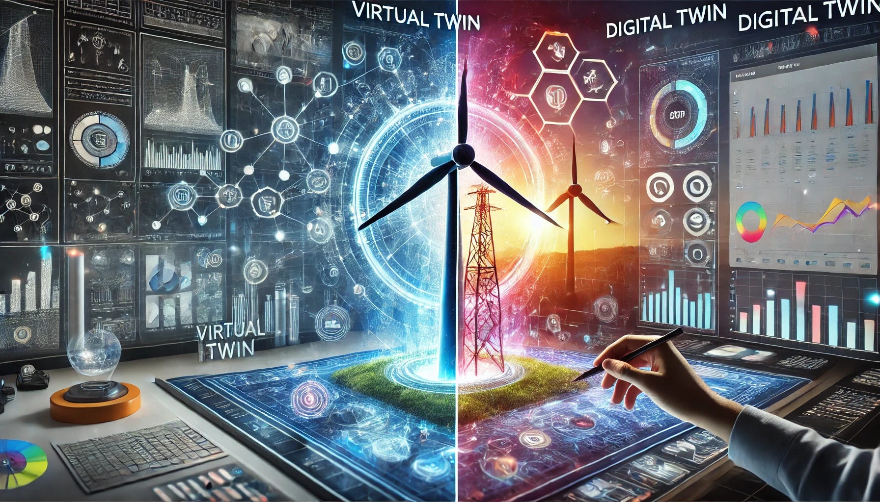 Exploring the Digital Frontier: Virtual Twins vs. Digital Twins