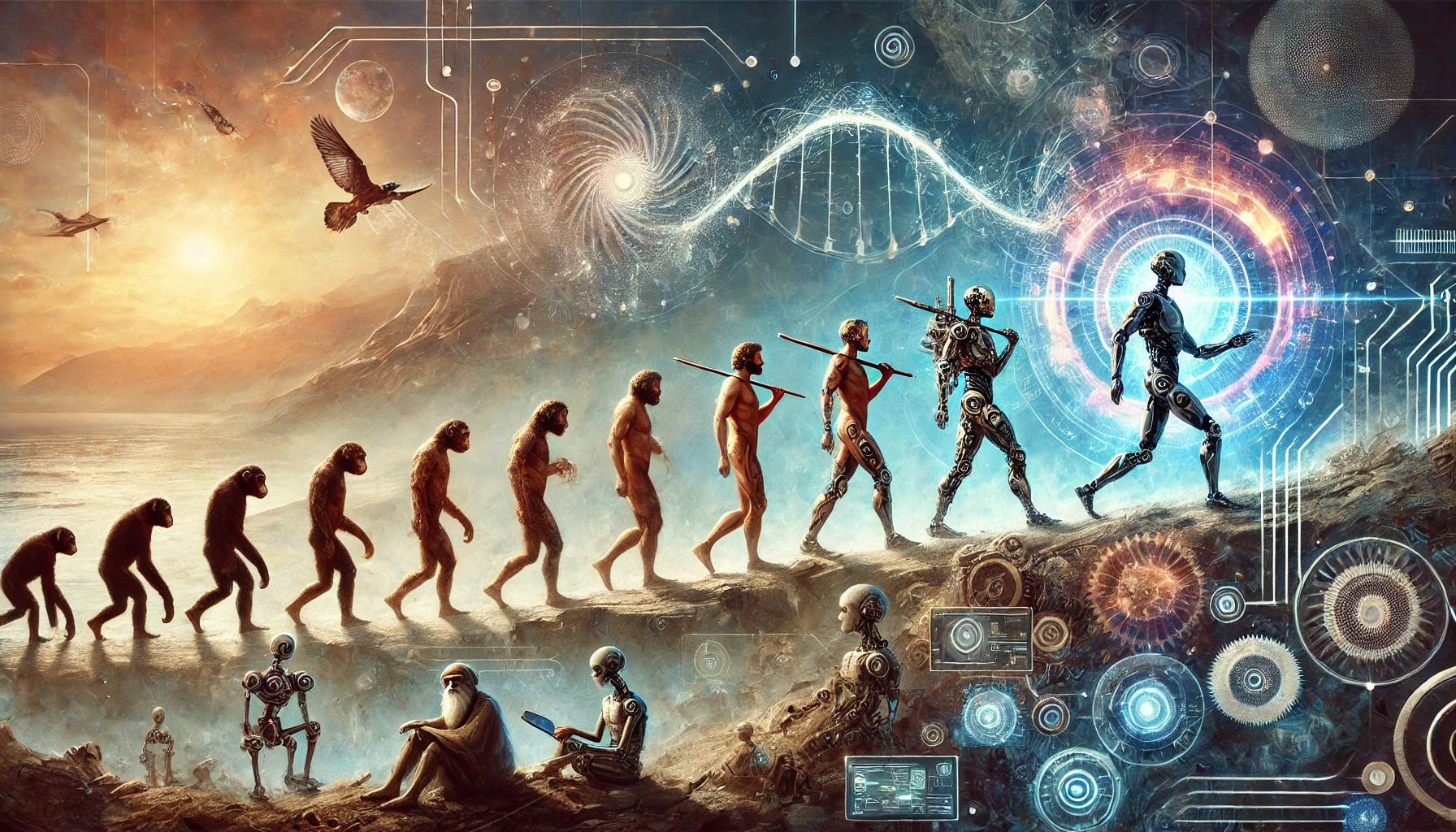 The Evolutionary Divide: Humanity, Machines, and the Race Against Time