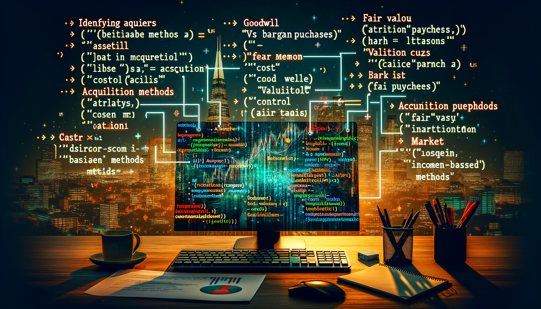 Python by Examples: Business Combinations and ASC 805 Explanation