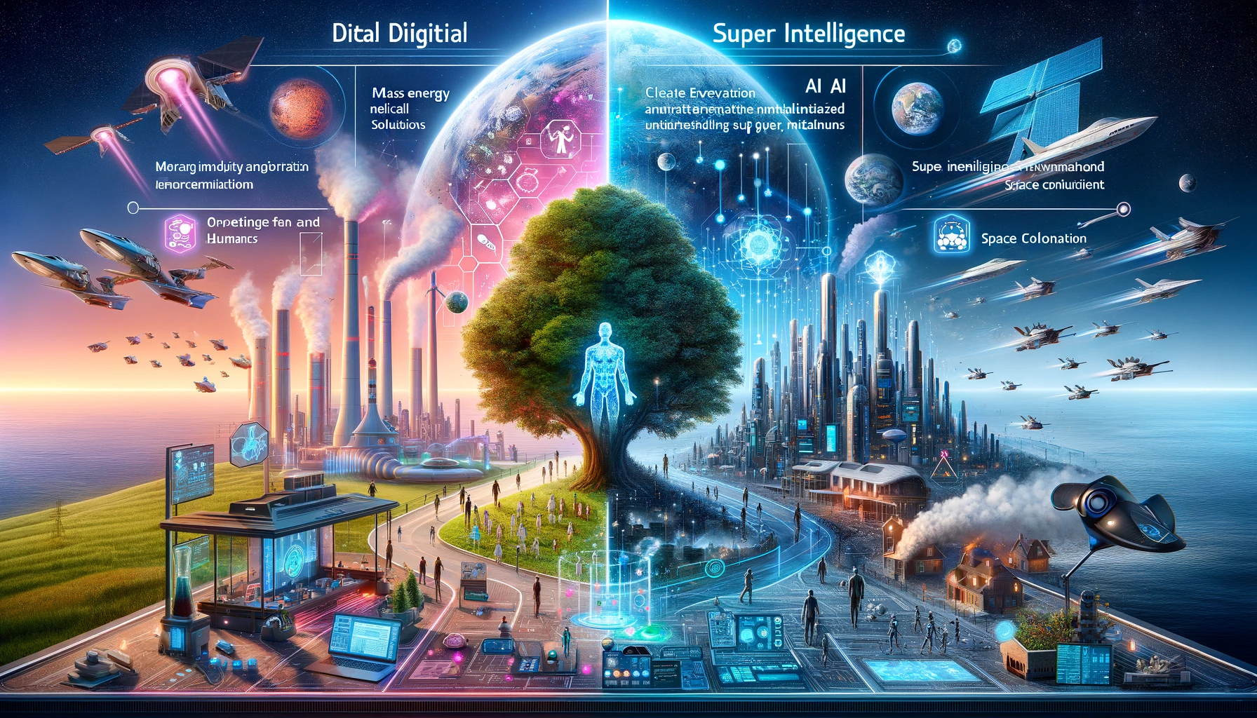 The Future of Digital Super Intelligence: Utopia or Dystopia?