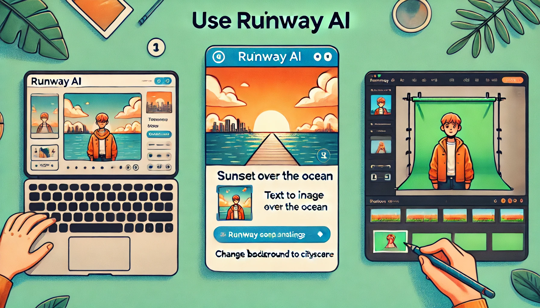 Runway AI : Free ai image generator for beginner content creator with text, images or video