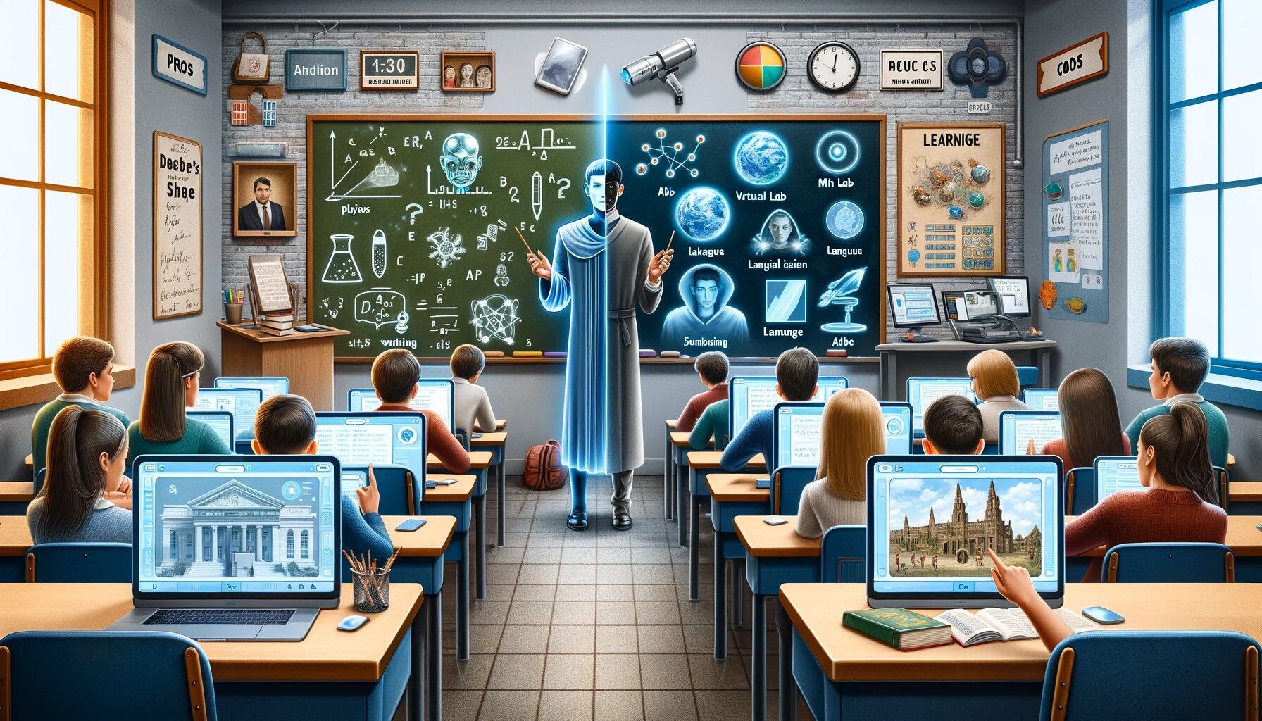 Pros and cons of LLM’s  Teachers & Students on various subjects.