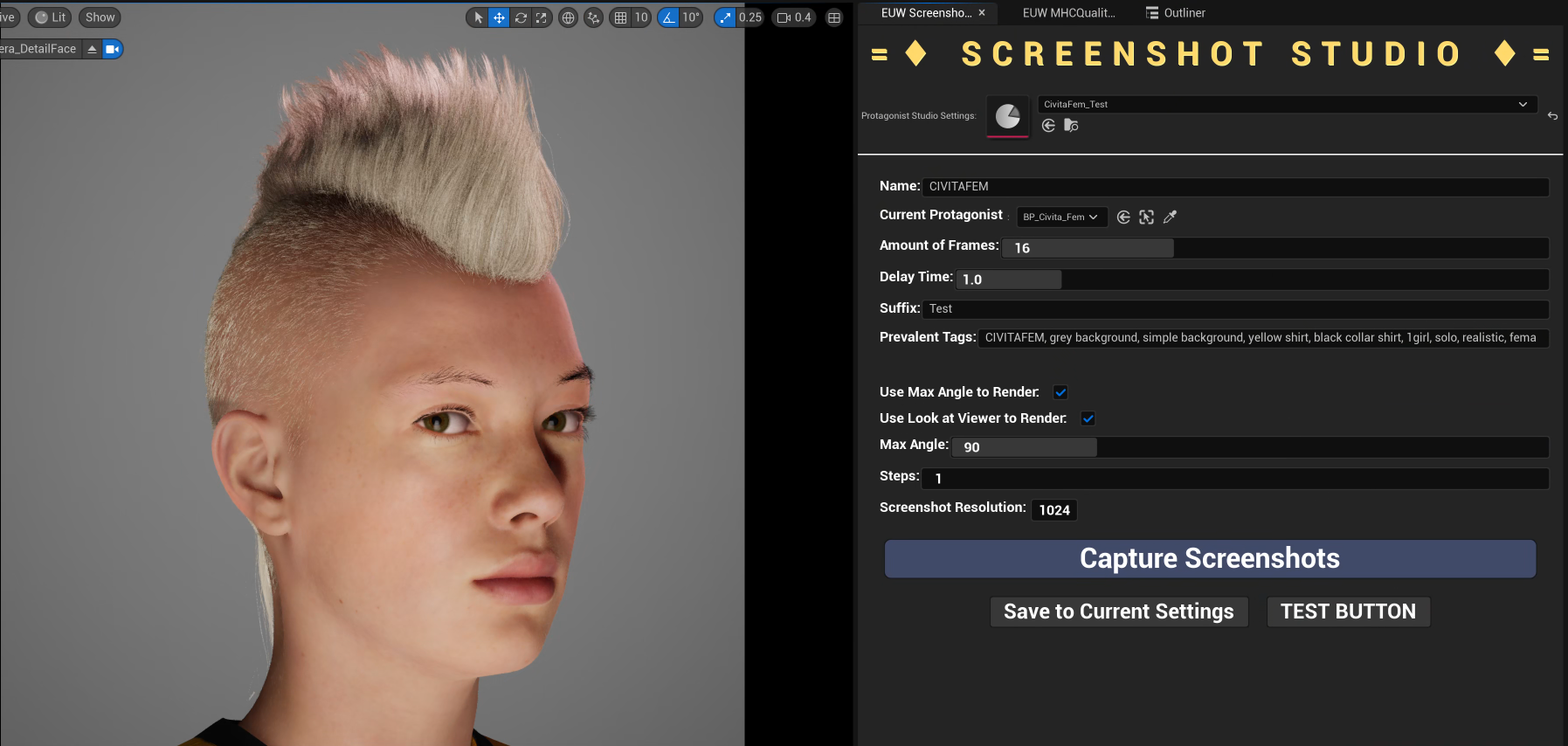 Screenshot Studio v1.0: Automating Screenshot Collection for AI Model Training in Unreal Engine