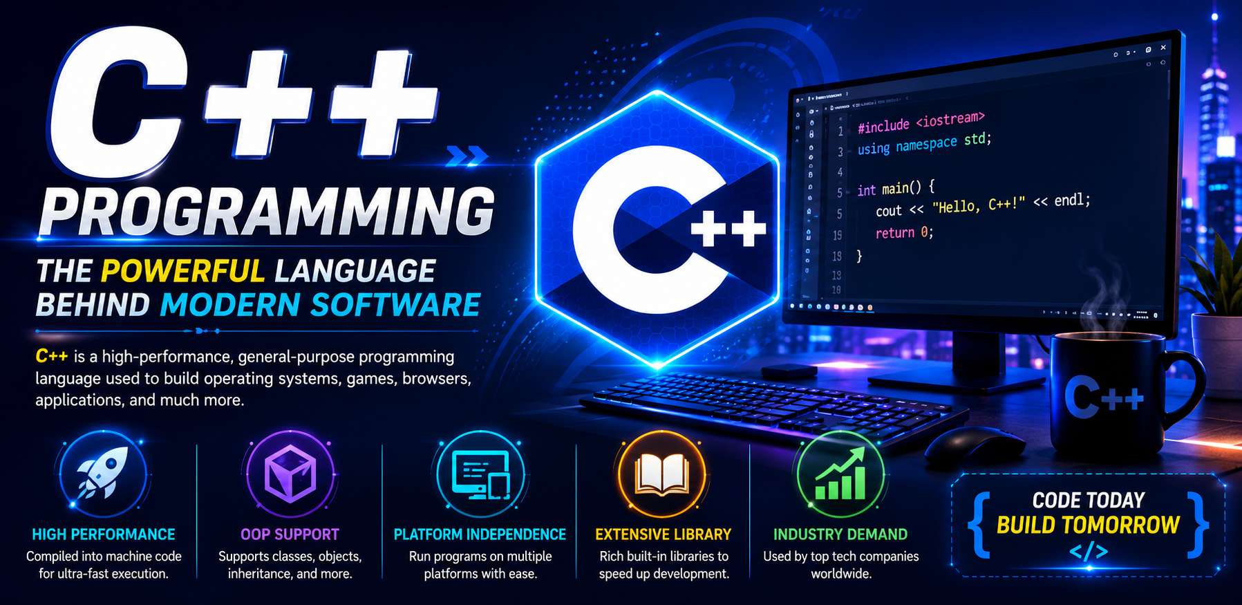 C++ Programming: The Powerful Language Behind Modern Software
