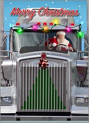 Trucking Christmas Cards