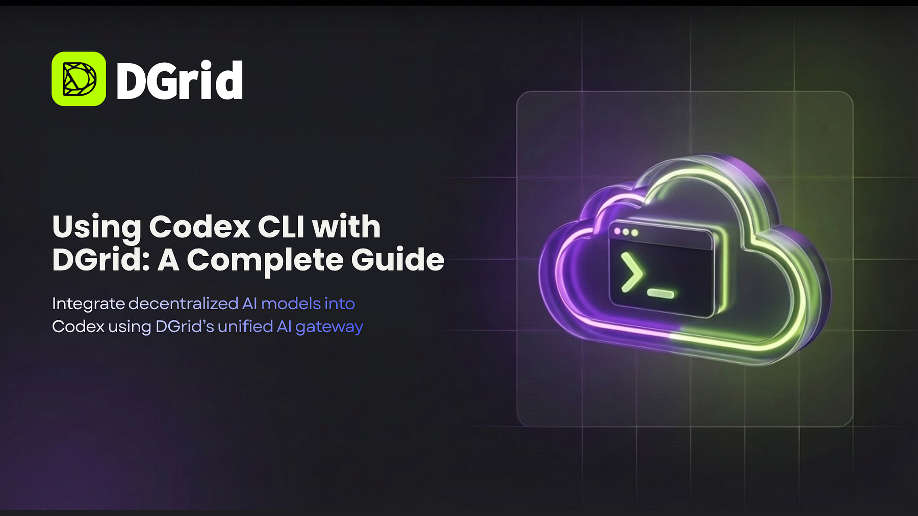 Using Codex CLI with DGrid: A Complete Guide