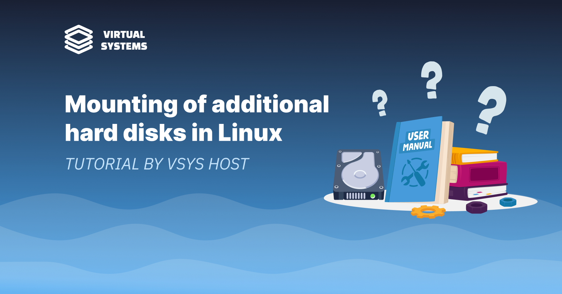 Mounting of additional hard disks in Linux