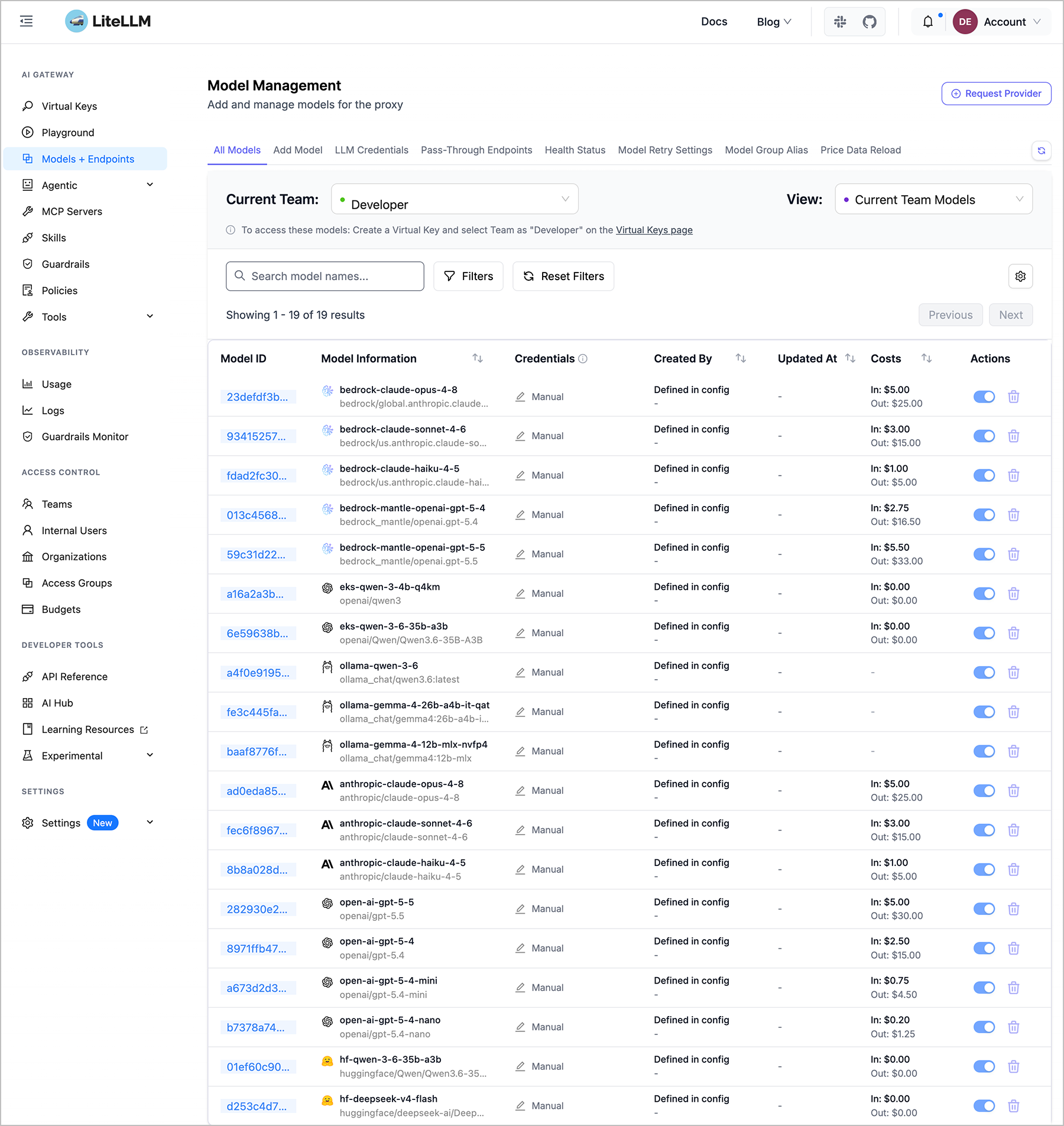 Running LiteLLM as a Proxy in Front of Multiple LLM Providers
