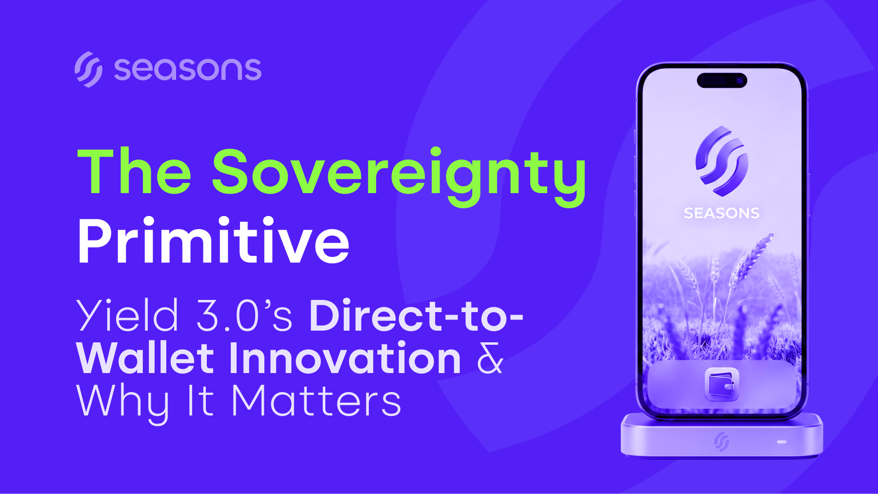 The Sovereignty Primitive